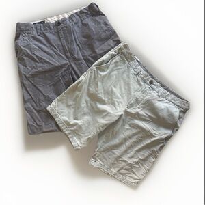 J Crew & Core Control Men’s Shorts Lot Of 2 Size 32 Chino Blue & Gray